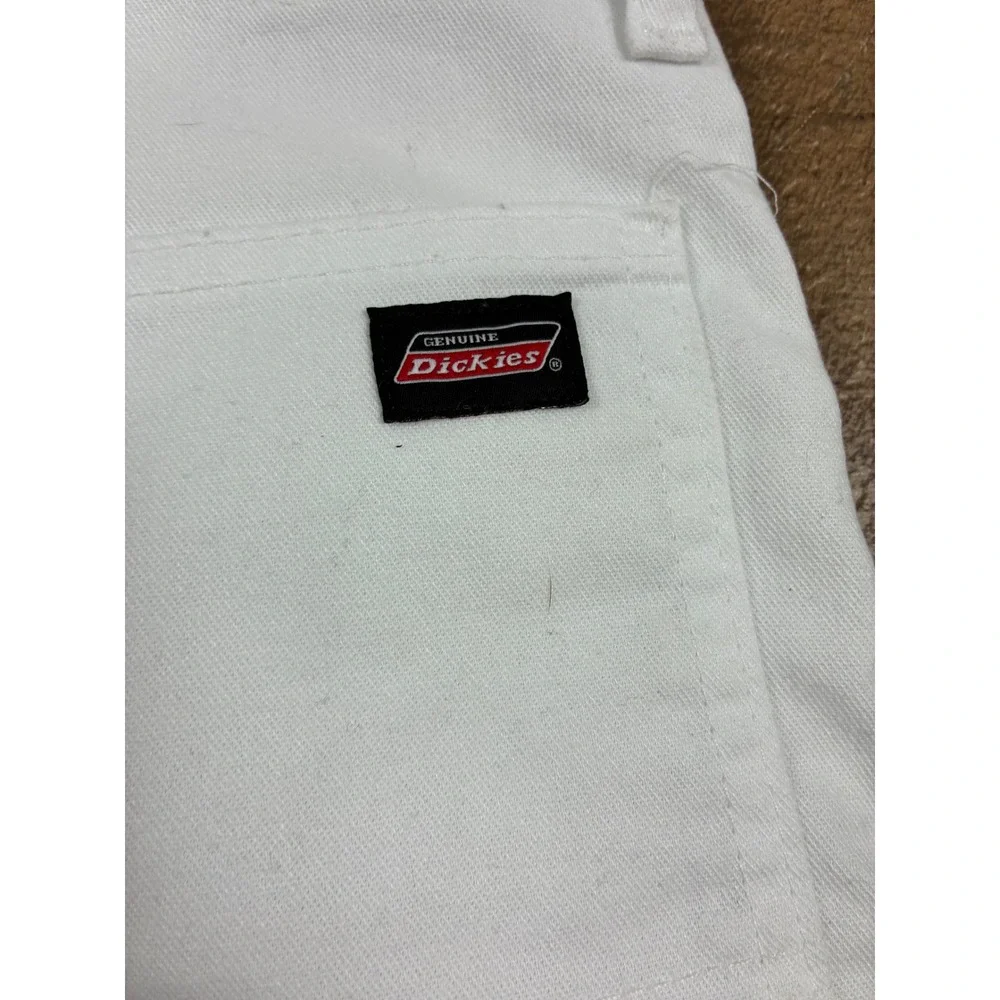 Dickies Mens White Painter Carpenter Shorts Relaxed Fit Utility Size 32‎